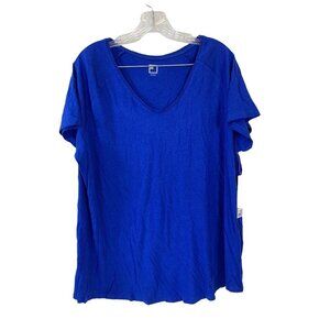 JCP Women's Royal Blue Lightweight Top